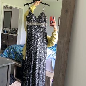 Black Lace Gown size 5